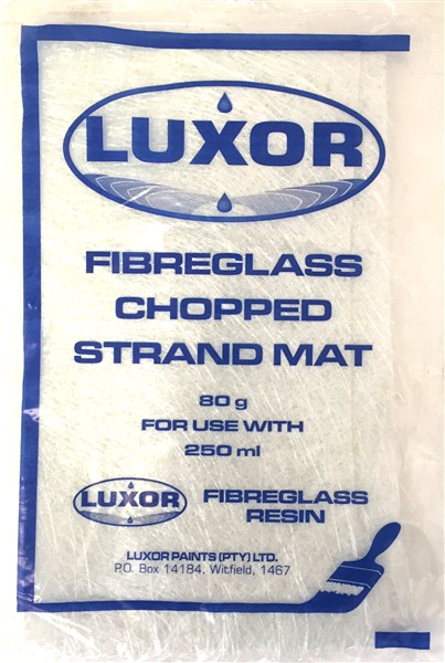 Fibre Glass Chopped Mat Prepack   80G Luxor