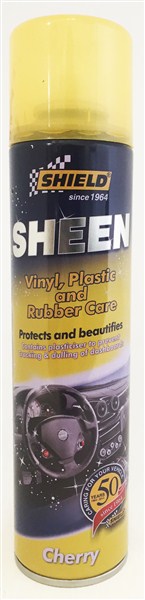 Shield Vinyl Rubber Plastic Care-Cherry 300Ml Sh39