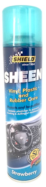 Shield Vinyl Rubber Plastic Care-Strawberry 300Ml Sh54