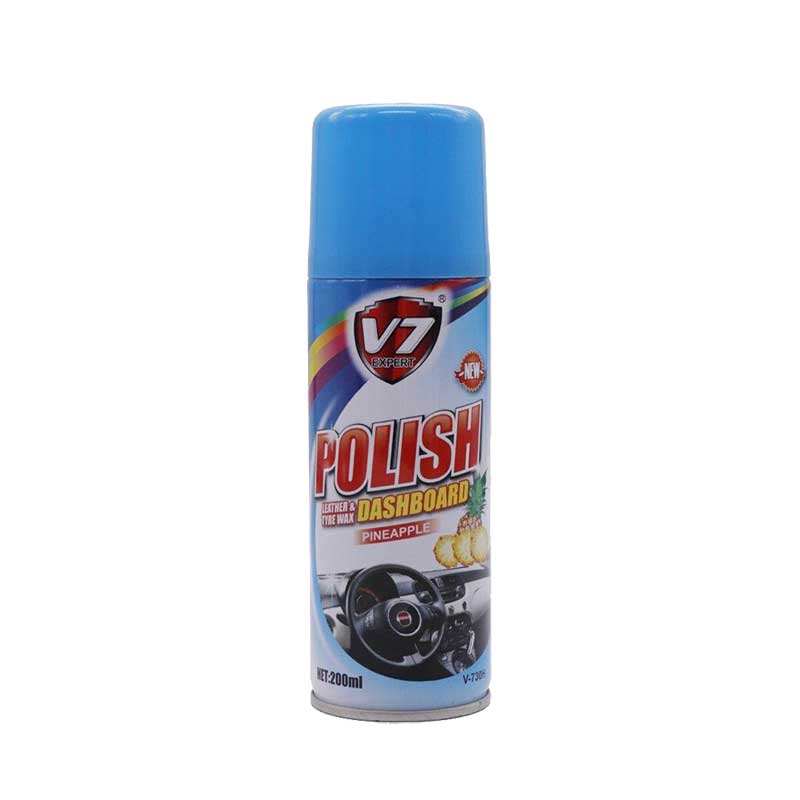 V7 Dash Polish Leather Tyre Wax 200Ml Aero Pineapple V730H