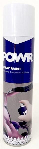 Paint Spray Std White Gloss 300Ml Power