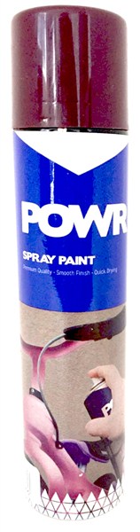 Paint Spray Std Maroon 300Ml Power