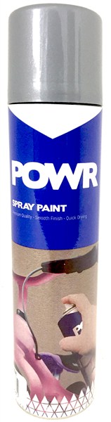 Paint Spray Metal Silver 300Ml Power