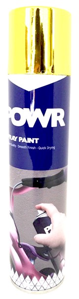 Paint Spray Metal Gold Super 300Ml Power