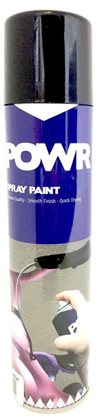 Paint Spray Heat Black 300Ml Power