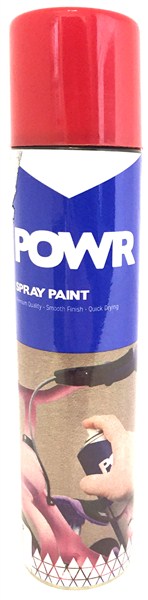 Paint Spray Fluo Red 300Ml Power