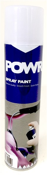 Paint Spray Std White Matt 300Ml Power