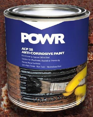 Paint Anti Corrosive Black  5Ltr Powr