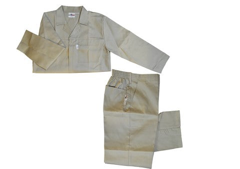 OVERALL 2PC KHAKI 36