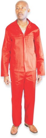 OVERALL 2PC RED 46 (117)