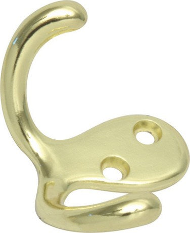 Mackie Hook Robe Mazak Double Brass 1Pc