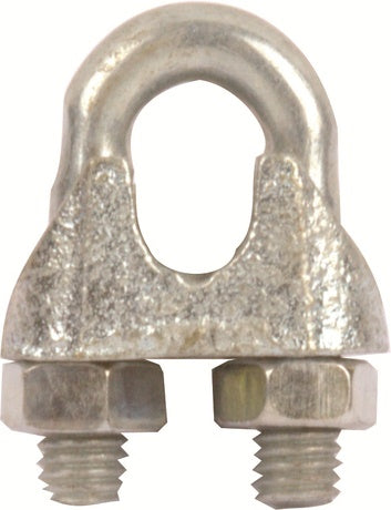 Mackie Clamp Wire Rope Galvanised 10.0Mm 2Pc