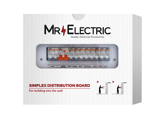 MR ELECTRIC PREPOPULATED EXTENDED FLUSH DISTRIBUTION BOARD