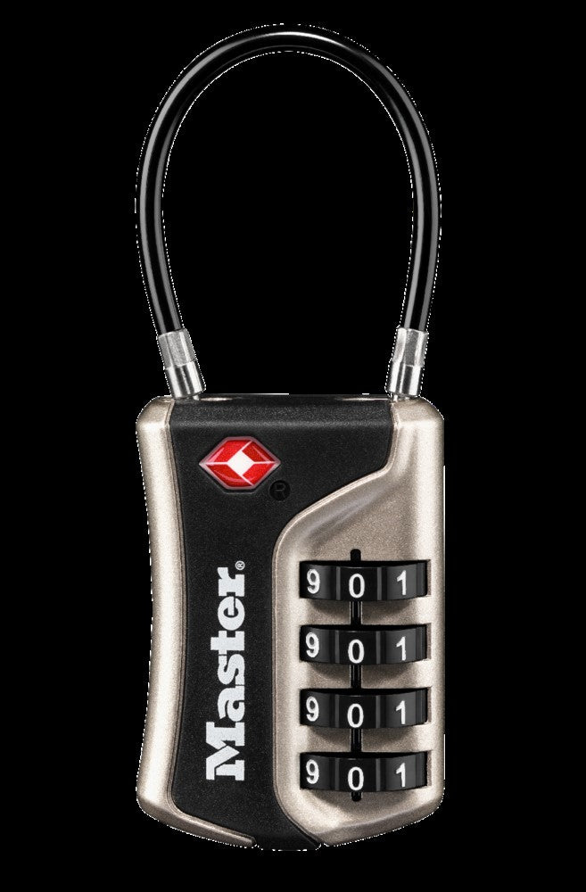 Padlock M/Lock Combination Tsa 36Mmcable 4Dial