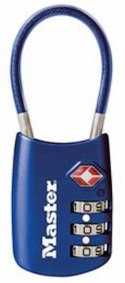 Padlock Masterlock Add Cable Combi Lugga