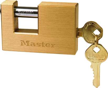 Padlock Master Ins Brass 76Mm 20-5349