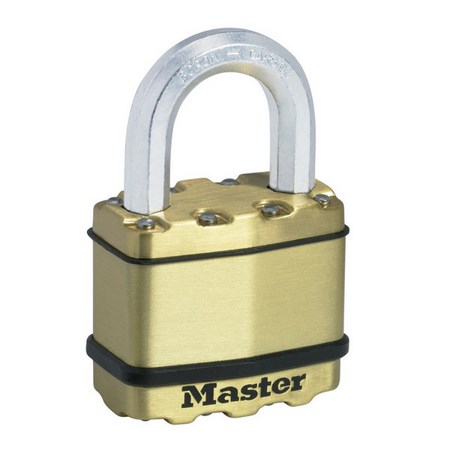 Padlock Mas Exl 50Mm Lam Brass Ma455003