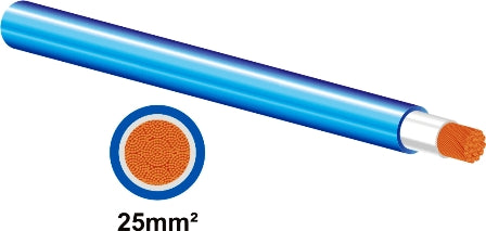 Matweld Welding Cable 25Mm2 Blue  6M