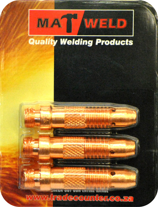 Matweld Prepack Tig Collet Body 1.6Mm (3