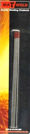 Matweld Prepack Tungsten 2%Th 1.6 Red (5