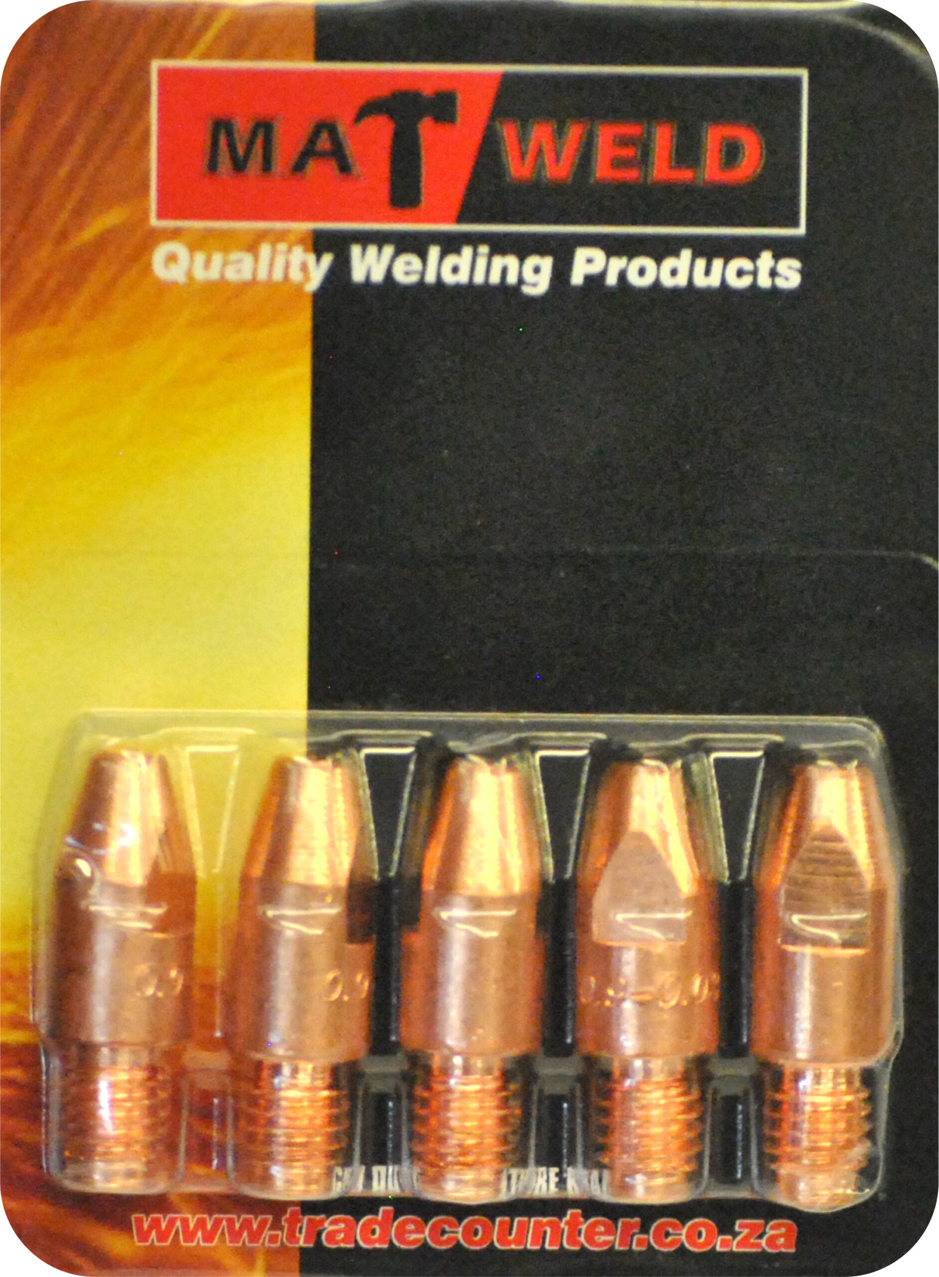 Matweld Prepack Contact Tip M6X.9 (5)