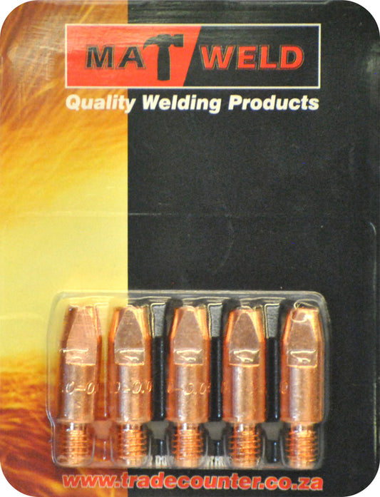 Matweld Prepack Contact Tip M6X1.0 (5)
