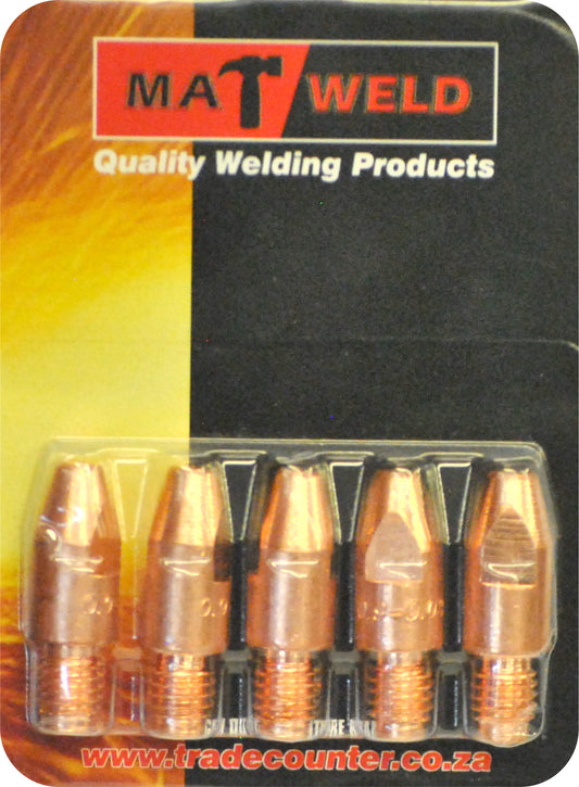 Matweld Prepack Contact Tip M8X.9 (5)