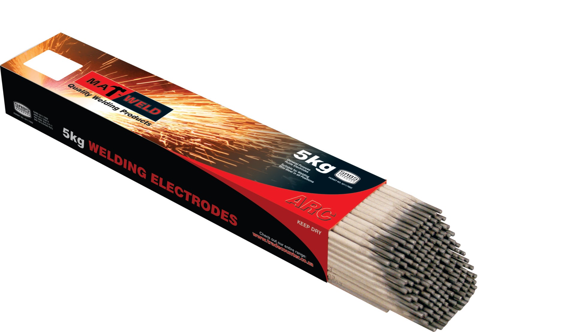 Welding Rod Matweld G/P 3.20Mm 5Kg