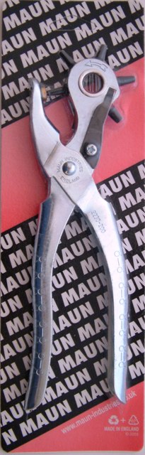 Maun Revolving Punch Pliers For Leather And Similar Materials
