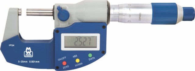 Mic Maw O/S Digimatic 0-25Mm X.001Mm