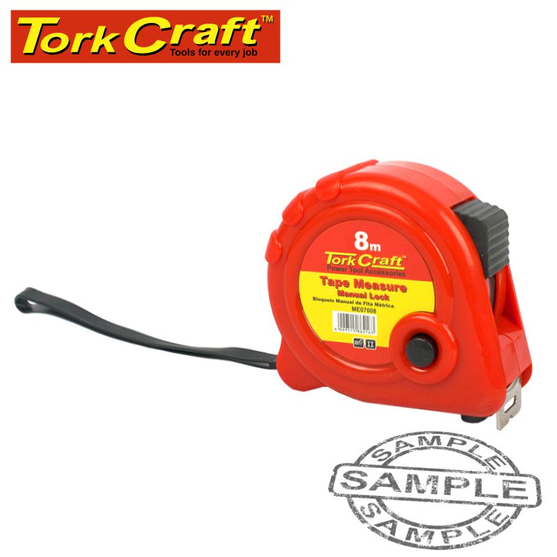 Measuring Tape M/Lock 8M X 25Mm Plastic Casing