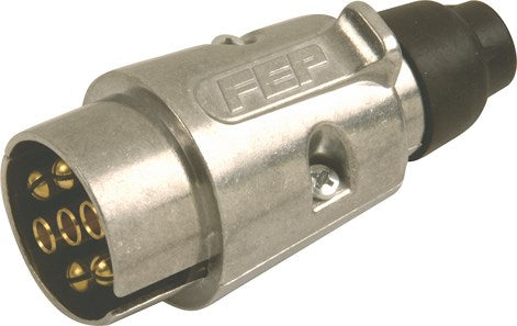 Moto-Quip Metal Trailer Plug Male 7Pin