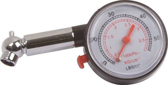 Moto-Quip Dial Type Tyre Pressure Gauge