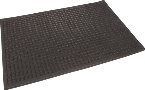 Moto-Quip Black Rubber Mat 50X35 Cm