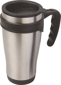 Moto-Quip Mug Travel Stainless Steel Plastic Inner 470Ml