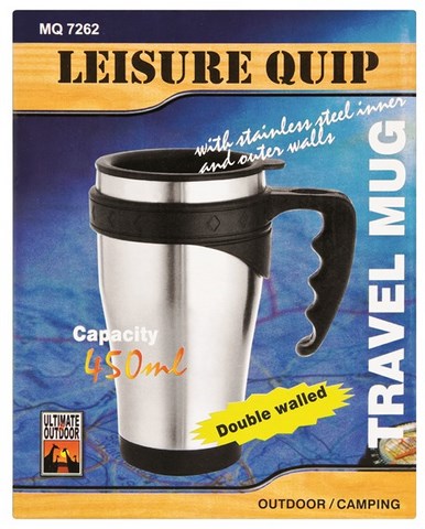 Moto-Quip Stainless Steel Travel Mug 450Ml