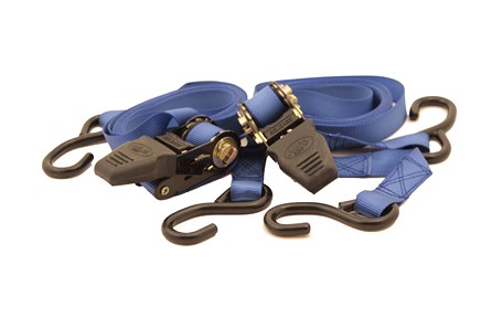 Moto-Quip Tie Down Set W/Rubber Coated 4
