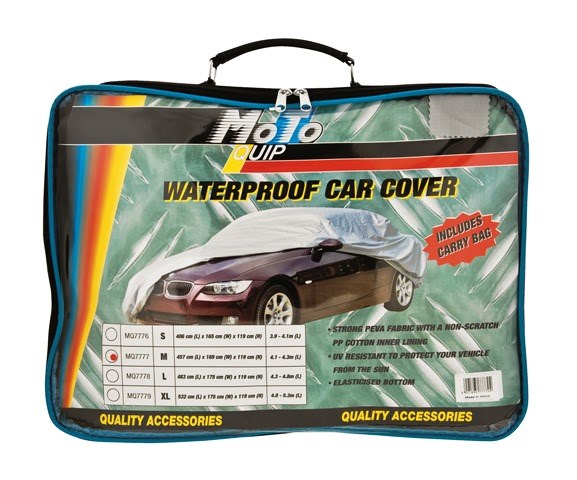 Moto-Quip Car Cover Grey 483X175X119Cm