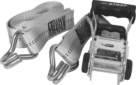 Moto-Quip Strap Tiedown Rat M/Cyc R/Grp 38X2.5M 2P