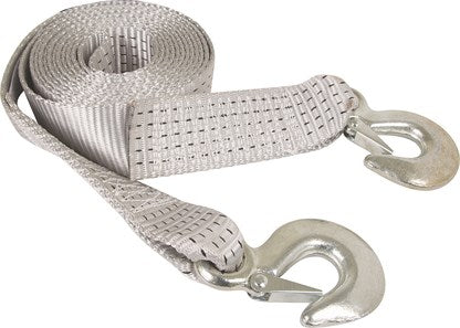 Moto-Quip Strap Tow Rope Steel Hook 5Ton