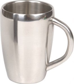 Moto-Quip Stainless Steel Tappered Coffee Mug