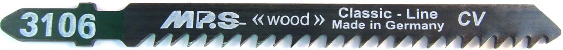 Mps Jigsaw Blade Wood T-Shank 8Tpi T111C 100Piece