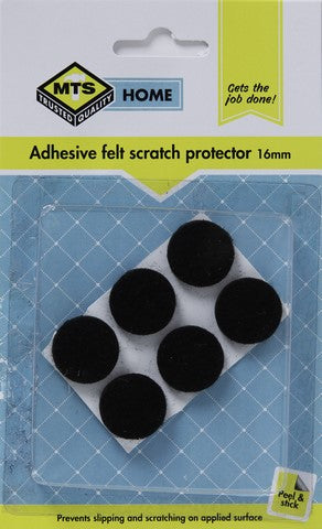 Mts Home Adhesive Scratch Protec16Mm 6Pc