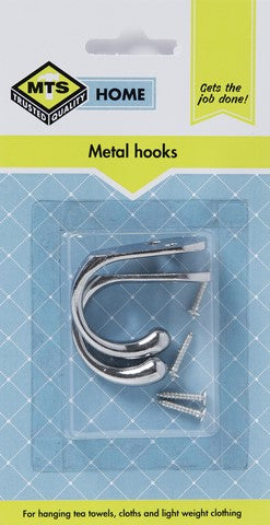 Mts Home Metal Hooks 2Pc