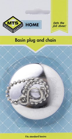 Mts Home Basin Plug Chrome And Chain