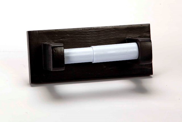 Mts Home Toilet Roll Holder Mahogany