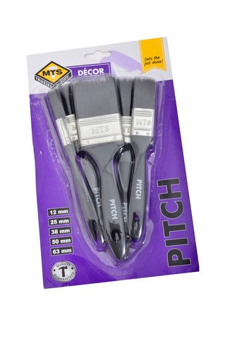 Mts Paintbrush Pitch 5Pc12 25 38 50&63Mm