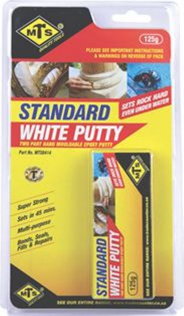 PUTTY MTS WHITE EPOXY STD SET 125GR (20)