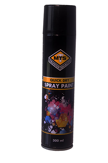 Paint Spray Black Satin 300Ml Mts