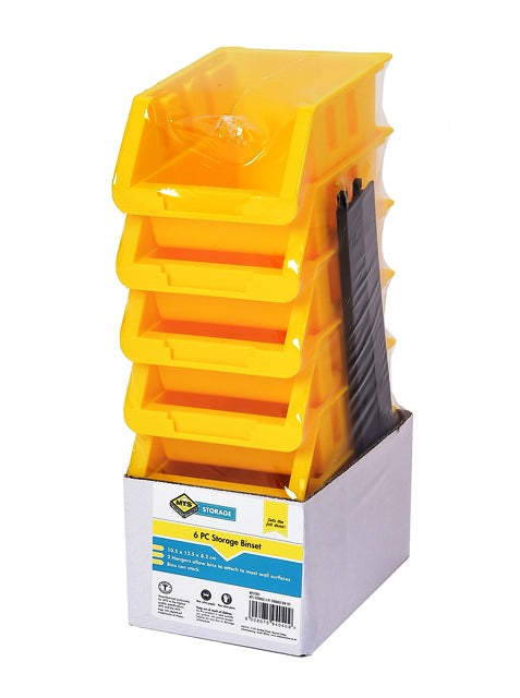 Mts Storage 6Pc Storage Bin Set (6)